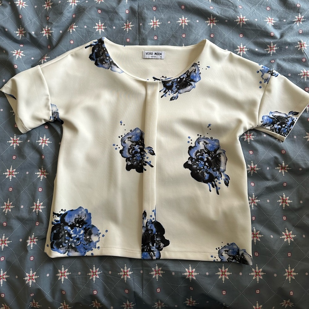 Soft floral blouse